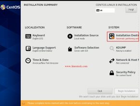 Steps To Install Centos-8 With Screenshots | LinuxTeck
