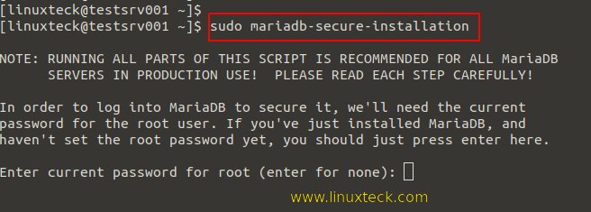 mariadb-secure-installation-on-Rocky-Linux