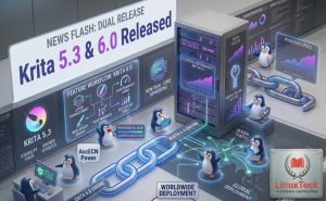 Krita 5.3 released 2026 — new text engine and Wayland HDR painting interface