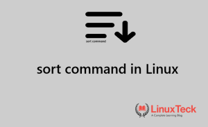 sort command in linux