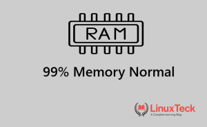 Linux memory usage 99% shown in free -h terminal output