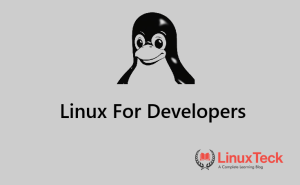 Linux for developers 2026