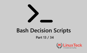 bash conditional statements examples in Linux