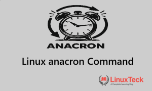 anacron command in linux anacrontab configuration