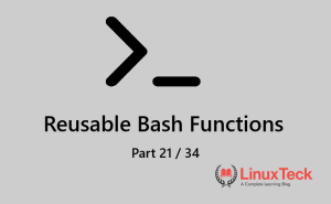 bash functions
