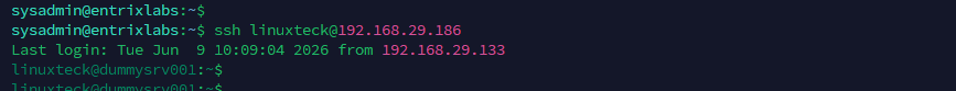 Secure SSH Access with Passwordless Login 12 passwordless-ssh-login-test-success-rocky-linux-terminal