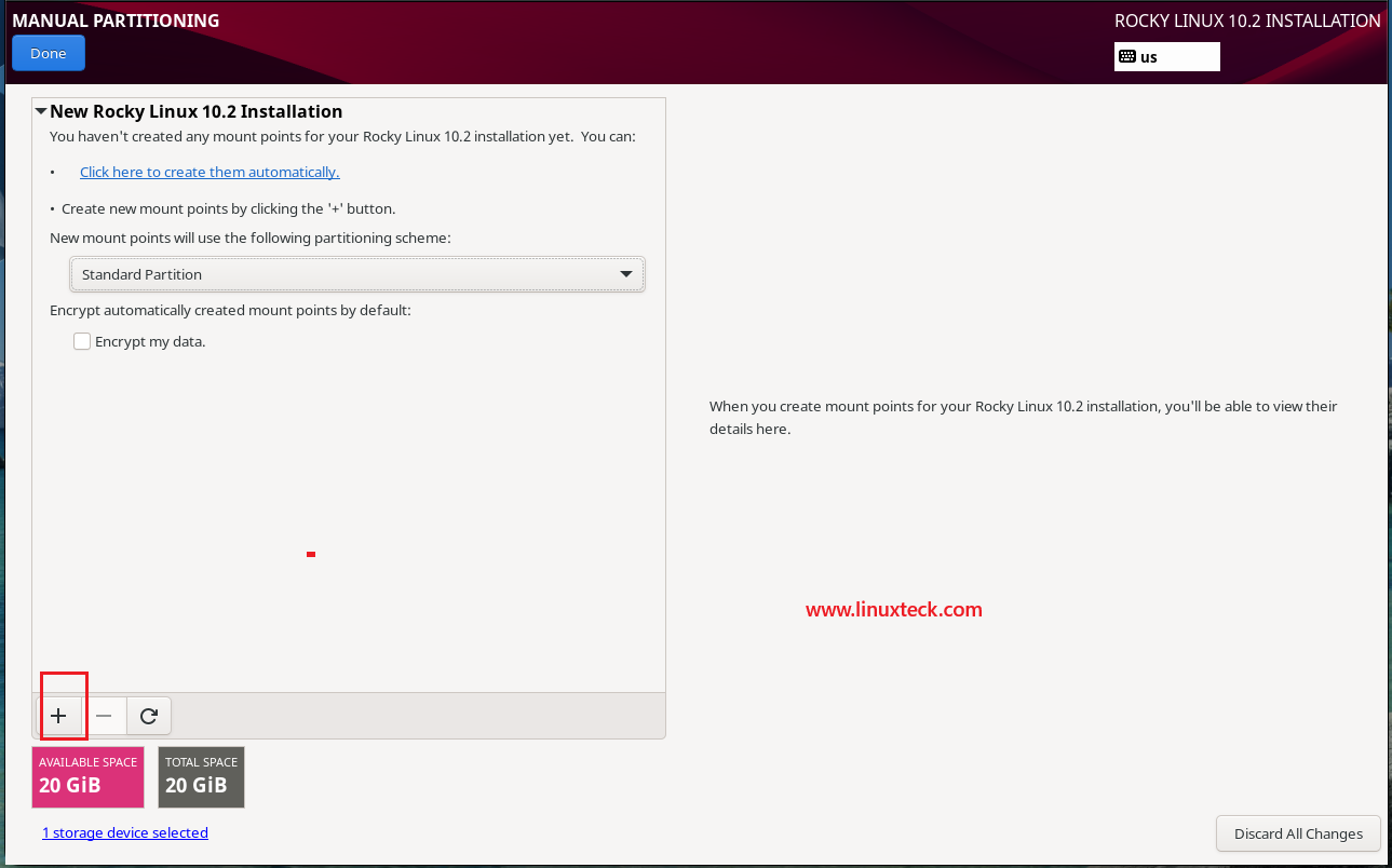 How to Install Rocky Linux 10.2 {Step by Step} with Screenshots 80 rocky-linux-10-2-partition-layout-overview