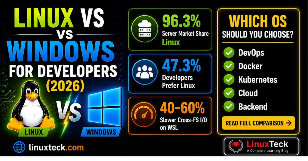 Linux Vs Windows For Developers In 2026: The Complete Honest Guide