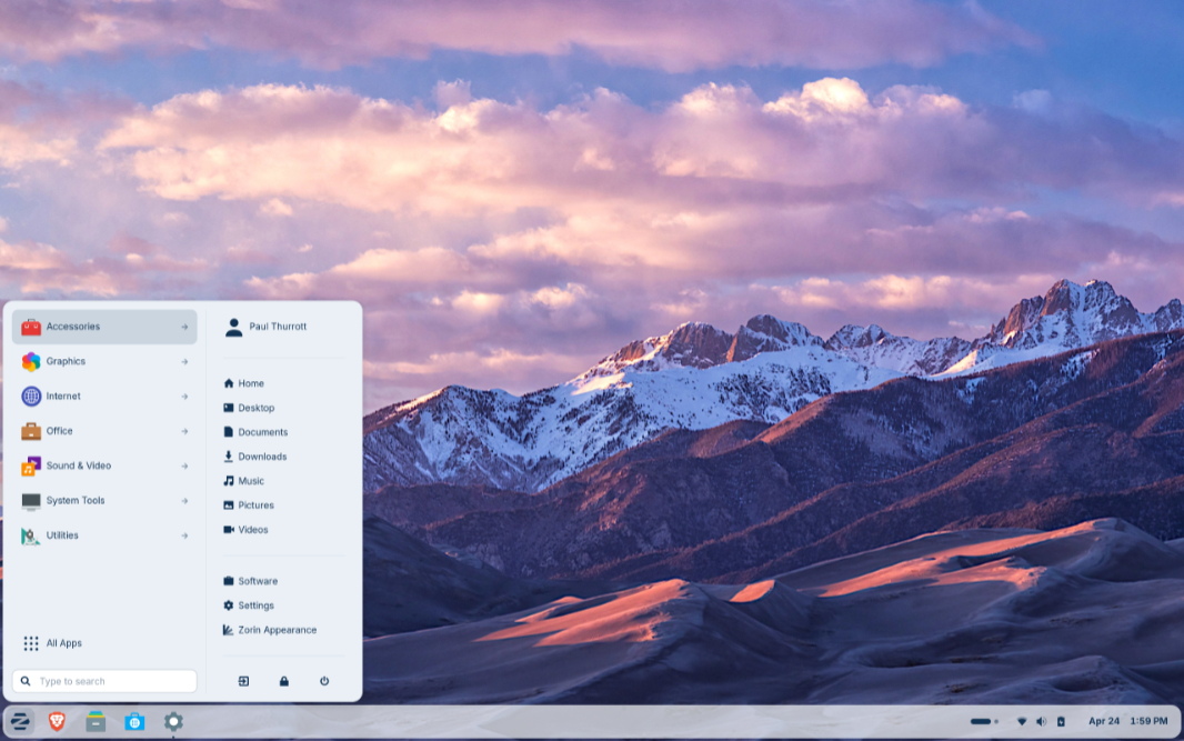 Best Linux Distro for Beginners 16 zorin-os-layout-switcher-screenshot