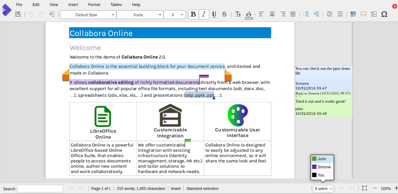 Best Google Docs Alternatives for Linux Users 10 Nextcloud Office document editing screen with Collabora toolbar