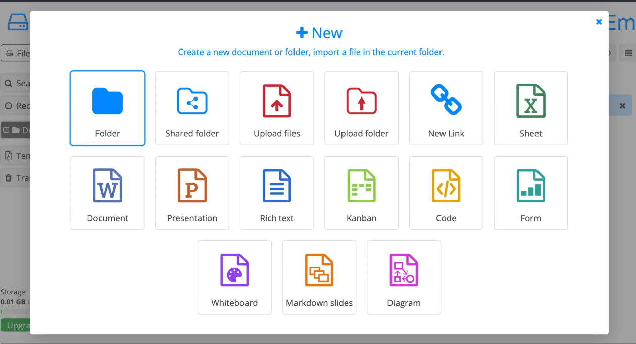 Best Google Docs Alternatives for Linux Users 11 CryptPad encrypted document editor dashboard
