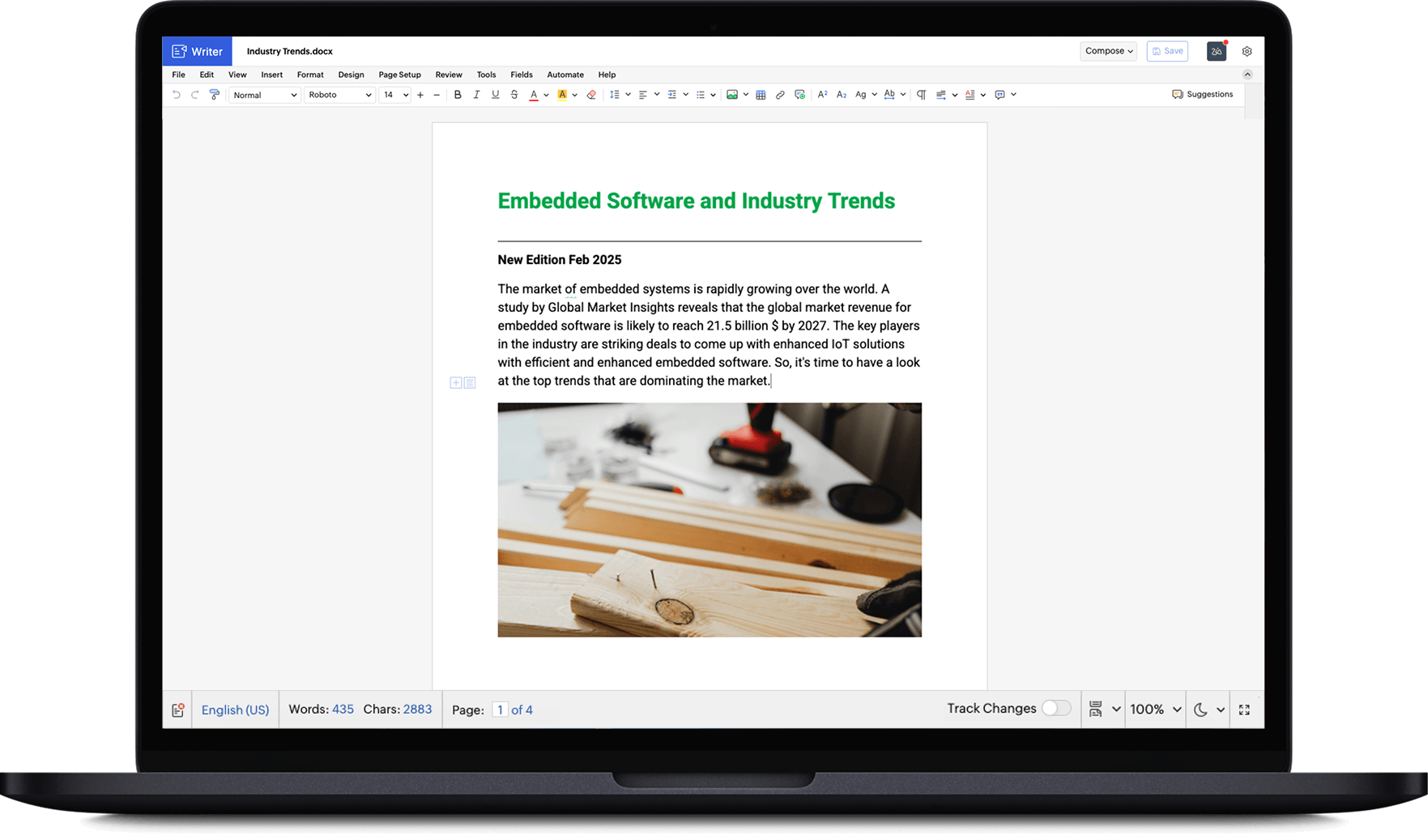 Best Google Docs Alternatives for Linux Users 13 Zoho Writer document editor with comments sidebar open