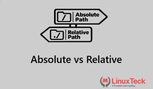 absolute vs relative path example in Linux terminal