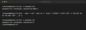 fix Windows file encoding Linux