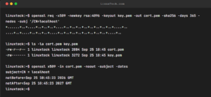 OpenSSL self-signed certificate