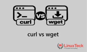 curl vs wget comparison in a Linux terminal on Ubuntu and Rocky Linux